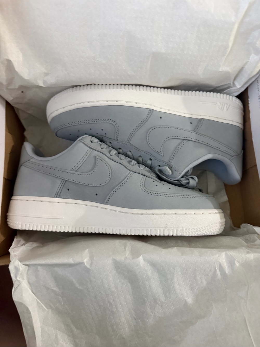 Nike Women's Air Force 1 Premium Mf Wolf Grey Summit White